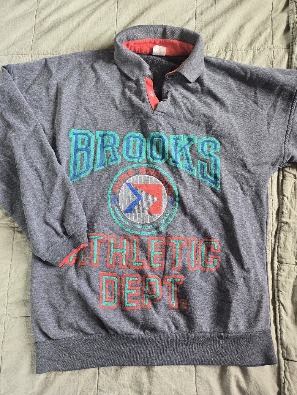 Vintage Brooks Grey Polo